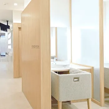 さとこ皮膚科・美容クリニックの刺青除去を受けた後のパウダールーム