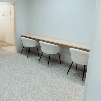 さっぽろ美容クリニック 円山院のモフィウス8を受ける前の待合室