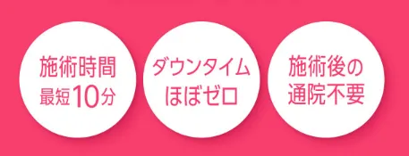 大阪でヒアルロン酸注射が受けられるおすすめのクリニックであるTCBの施術ポイント