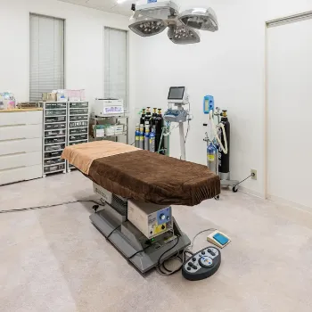 ルラ美容クリニック 仙台院の肩ボトックスを受ける施術室