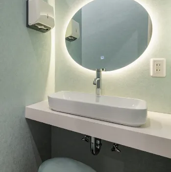 ルラ美容クリニック 仙台院の肩ボトックスを受けた後のパウダールーム