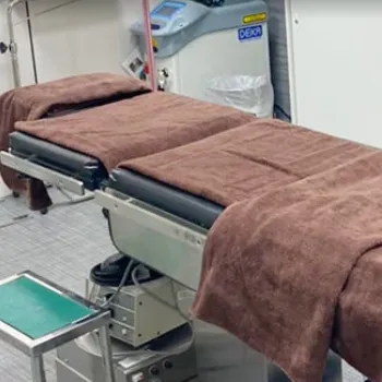 品川美容外科 仙台院の肩ボトックスを受ける施術室