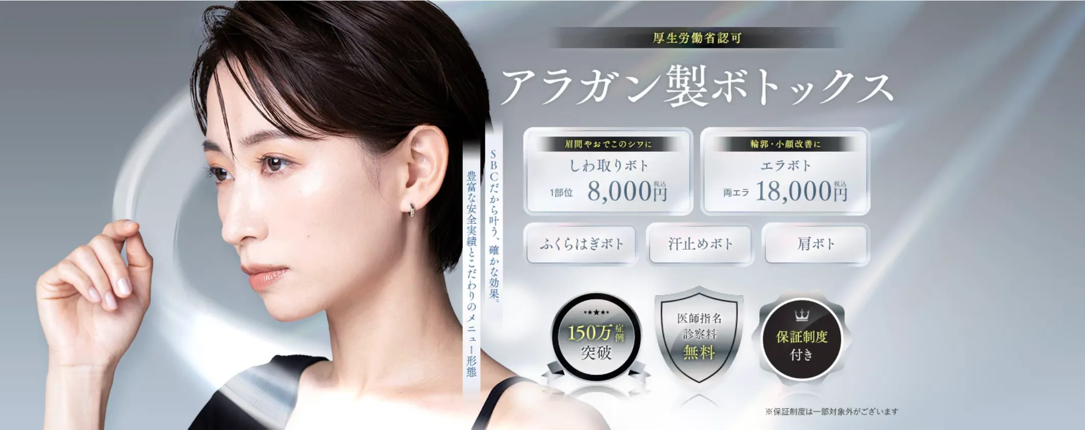 湘南美容クリニック(旧:湘南美容外科)のボトックスの症例数