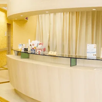 渋谷美容外科クリニック 東京3院のケミカルピーリングを受ける前の受付