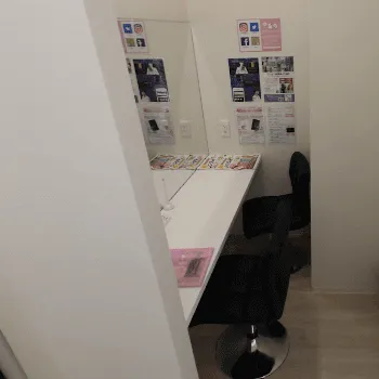 TCB東京中央美容外科 東京18院のケミカルピーリングを受けた後のパウダールーム