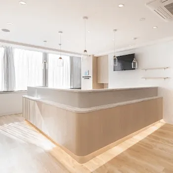 池袋駅前のだ皮膚科のデンシティを受ける前の受付