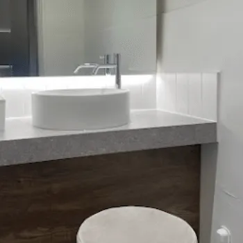 LIGHT CLINIC 東京1院のジェントルマックスプロの都度払いによる施術を受けた後のパウダールーム