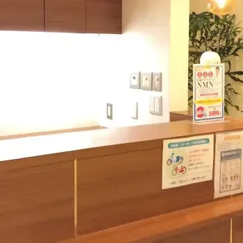 ガーデンクリニック 東京3院の刺青除去を受ける前の受付