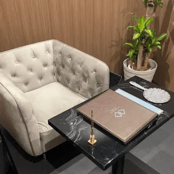 オーロラクリニックのピコスポットを受ける前のカウンセリングルーム