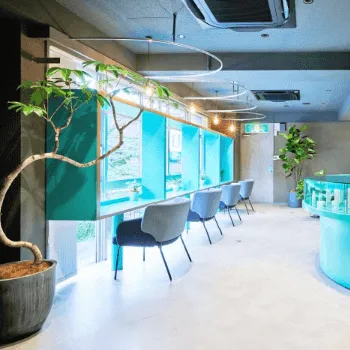 美容皮膚科エルムクリニック 東京2院のピコスポットを受ける前の待合室