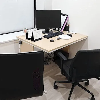 TCB東京中央美容外科 横浜3院のケミカルピーリングを受ける前の診察室