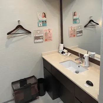 聖心美容クリニック 横浜院の刺青除去を受けた後のパウダールーム