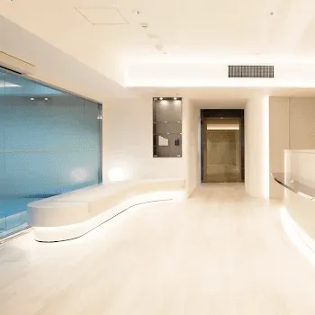 irodoriスキンクリニックのモフィウス8を受ける前の待合室