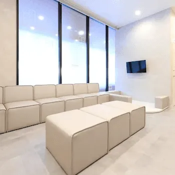 綱島あお整形外科・皮膚科のモフィウス8を受ける前の待合室