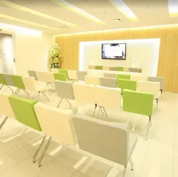 品川美容外科 横浜2院の肩ボトックスを受ける前の待合室