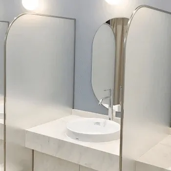 あおばクリニック 全国34院のデンシティを受けた後のパウダールーム