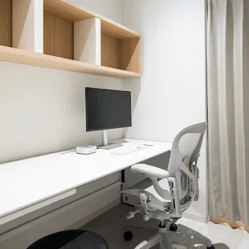 天神竹井皮膚科のデンシティを受ける前の診察室