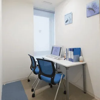 Wクリニック 全国3院のデンシティを受ける前の診察室