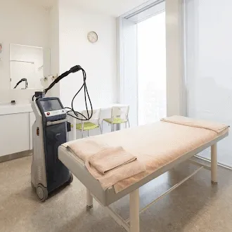 Wクリニック 全国3院のデンシティを受ける施術室