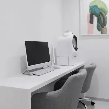 Y.CLINICのデンシティを受ける前の診察室