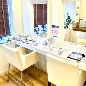 ガーデンクリニック 全国8院の刺青除去を受けた後のパウダールーム