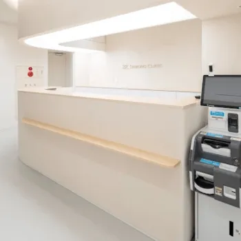 シロノクリニック 全国3院の刺青除去を受ける前の受付