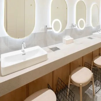 シロノクリニック 全国3院の刺青除去を受けた後のパウダールーム