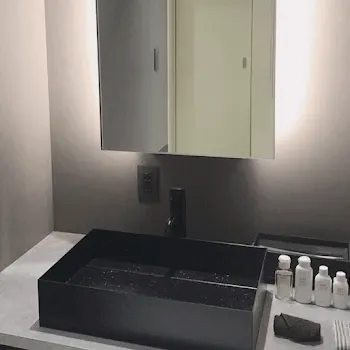 レナトゥスクリニック 全国7院のジャルプロスーパーハイドロを受けた後のパウダールーム