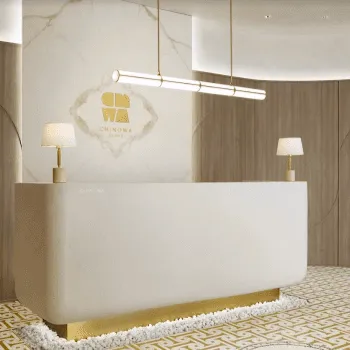 CHINOWA CLINICのジュブゼンを受ける前の受付