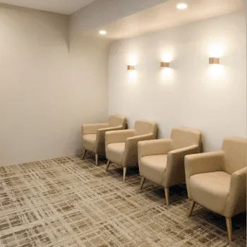 AOI BEAUTY CLINICのリズネを受ける前の待合室