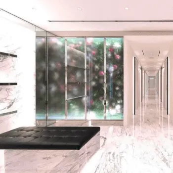 アトリエメディカルクリニックのリズネを受ける前の待合室