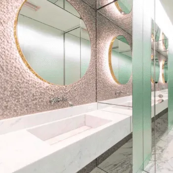 アトリエメディカルクリニックのリズネを受けた後のパウダールーム