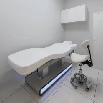 栄ビューティークリニックのリズネを受ける施術室