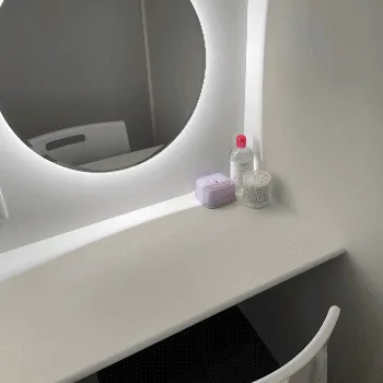 SKIN LAB CLINIC五反田のリズネを受けた後のパウダールーム