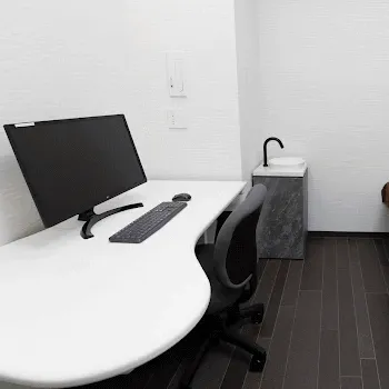 ウェルネスプラスクリニックのリズネを受ける前のカウンセリングルーム