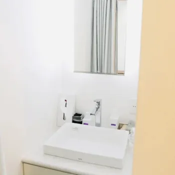 新宿ラクル美容外科クリニック 全国1院のミラドライを受けた後のパウダールーム