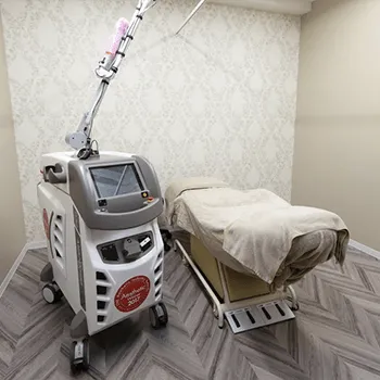 銀座よしえクリニック 全国8院のプルリアルデンシファイを受ける施術室