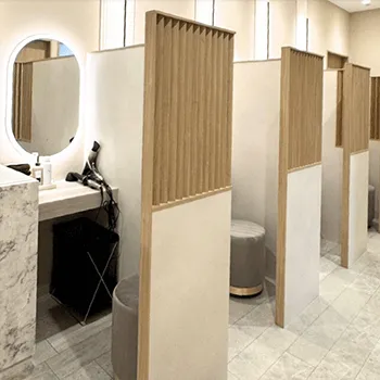 セレクトクリニック 全国4院のプルリアルデンシファイを受けた後のパウダールーム