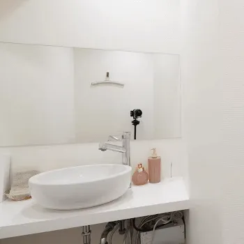 ふみビューティークリニックのプルリアルバイオスカルプチャーを受けた後のパウダールーム