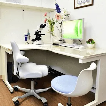 麹町皮ふ科・形成外科クリニックのプルリアルバイオスカルプチャーを受ける前の診察室