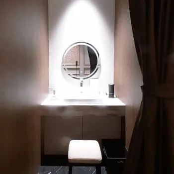 TAクリニック 全国9院のプルリアルバイオスカルプチャーを受けた後のパウダールーム