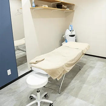 BAOクリニック 全国4院のプロファイロを受ける施術室