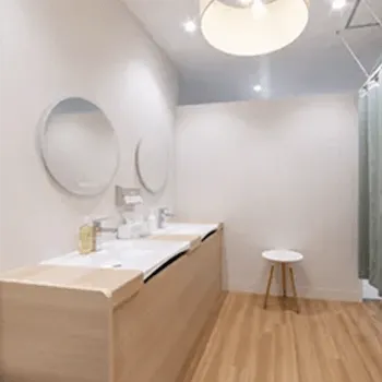 クリニーク 全国5院のプロファイロを受けた後のパウダールーム