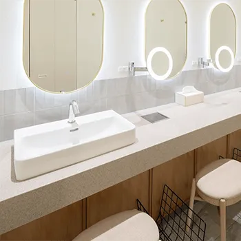 シロノクリニック 全国3院のプロファイロを受けた後のパウダールーム