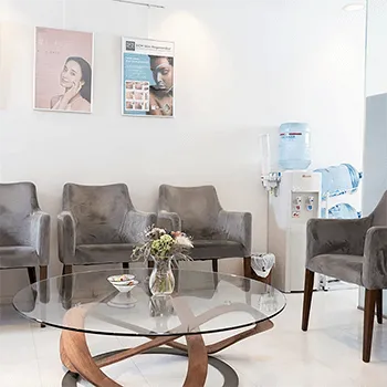 表参道スキンクリニックの白玉点滴・注射を受ける前の待合室