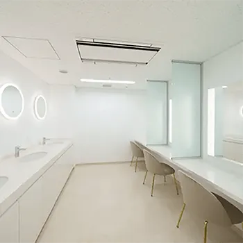 渋谷美容外科クリニック 全国5院の白玉点滴・注射を受けた後のパウダールーム