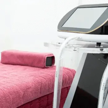 共立美容外科 千葉院のピコスポットを受ける施術室