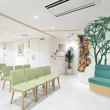 船橋ゆーかりクリニックのピコスポットを受ける前の待合室