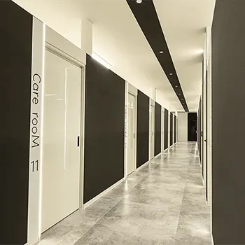 BSクリニック 福岡1院の脂肪冷却を受ける前の廊下