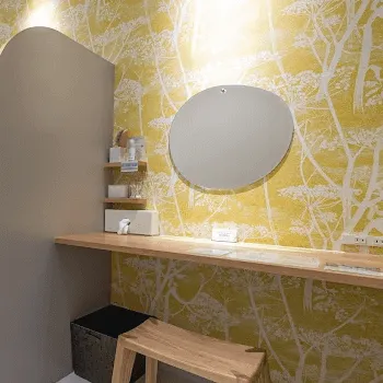 エルムクリニック 福岡院のジャルプロスーパーハイドロを受けた後のパウダールーム